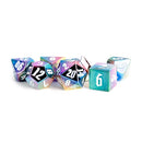 Rainbow Aegis Dice: White Numbers