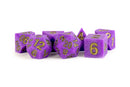 Sharp Edge Silicone Rubber Dice Set: Regal Ricochet
