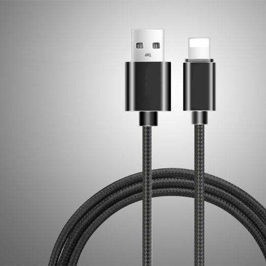 Lightning Braided USB 3m for Apple Devices (Black)