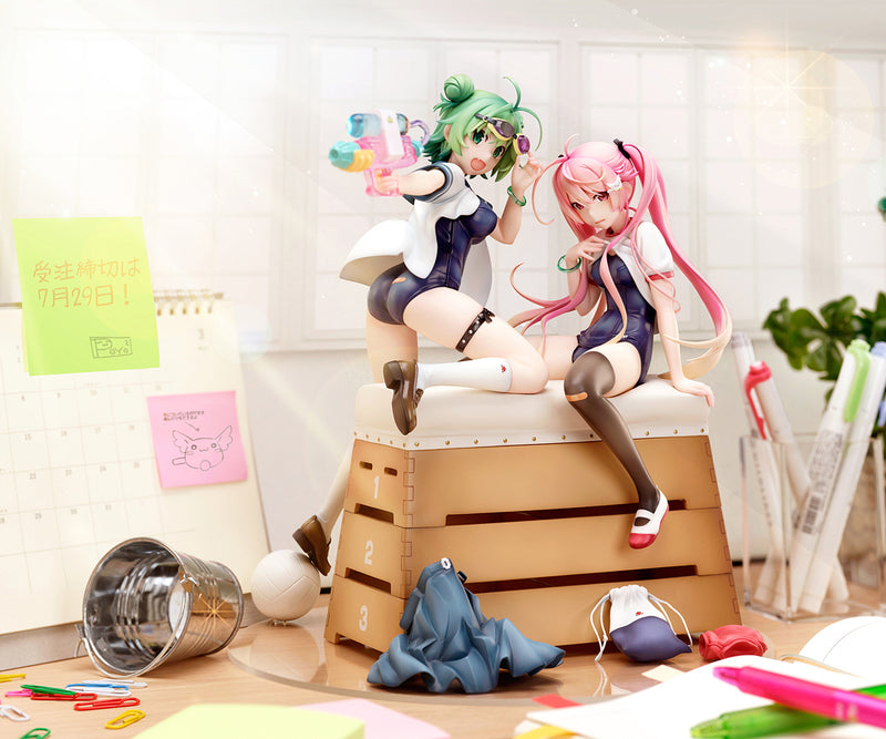 Midori & Pink Sukumizu | 1/5.5 Scale Figure