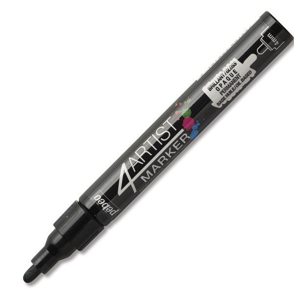 Gaianotes 4 Artists Marker: 4mm Black