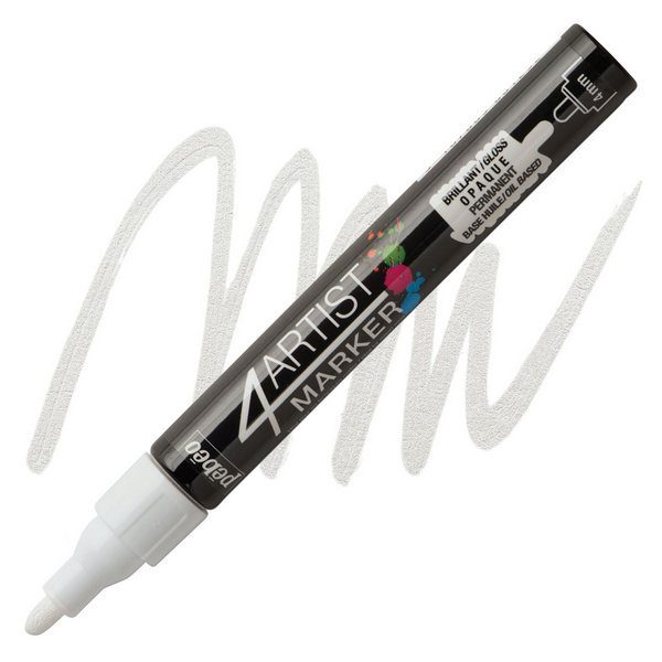 Gaianotes 4 Artists Marker: 4mm White