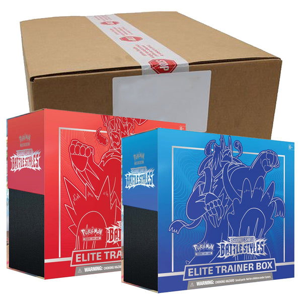Battle Styles Elite Trainer Box Case (10) | Pokemon TCG