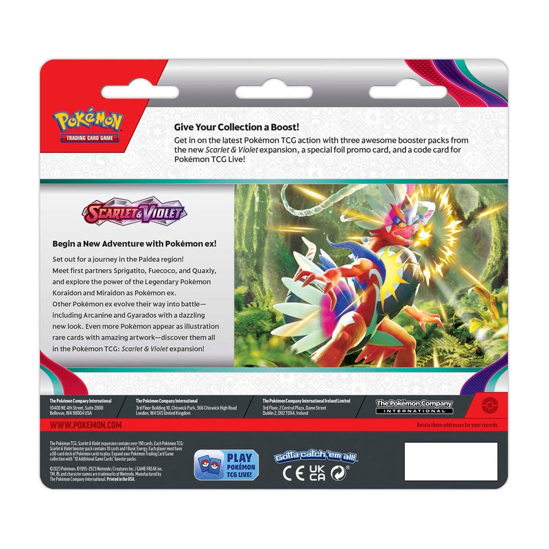 Scarlet & Violet 3-Pack Blister (Arcanine) | Pokemon TCG