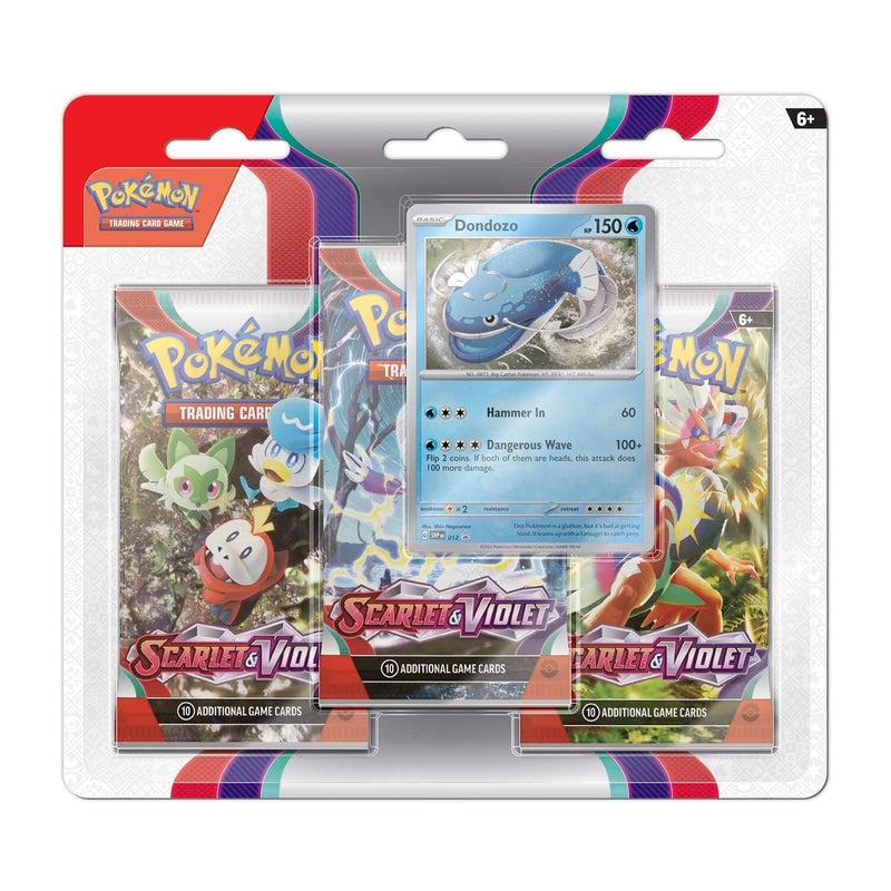 Scarlet & Violet 3-Pack Blister (Dondozo) | Pokemon TCG