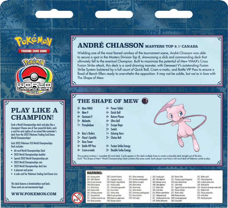 2022 World Championships Deck: The Shape of Mew | Pokemon TCG