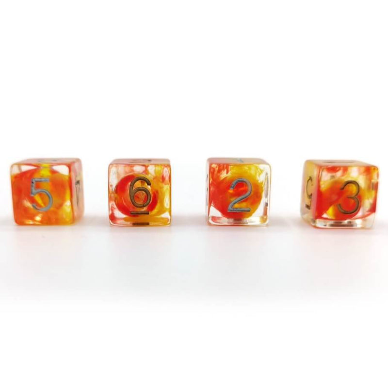 D6 Fireball Dice Set | Sirius Dice