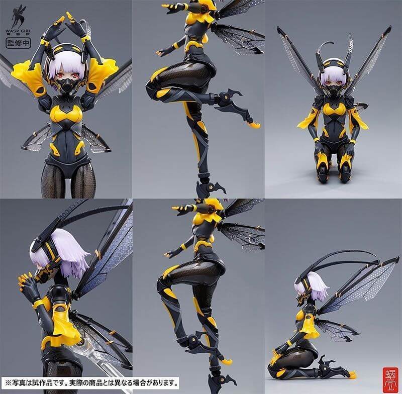 BEE-03W Wasp Girl Bun-Chan | 1/12 Action Figure