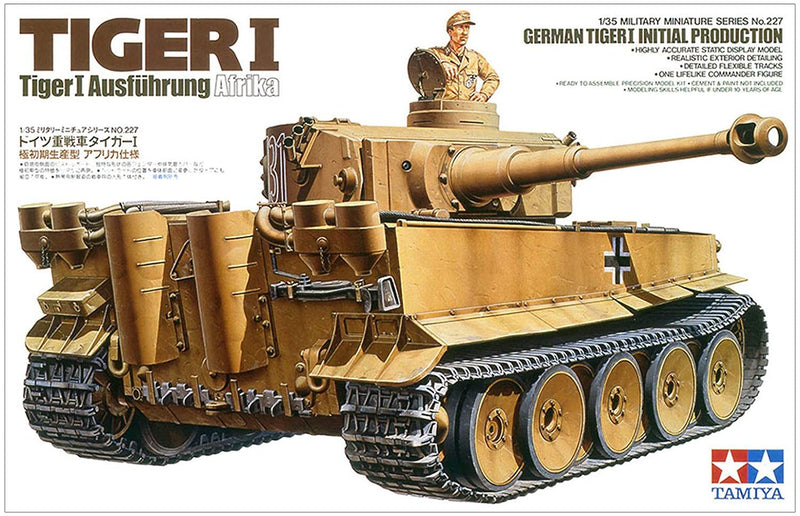 German Tiger I Initial Production | 1/35 Military Miniature Series No.227