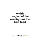 TableTopics To Go: Travel