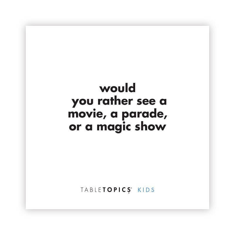 TableTopics To Go: Kids