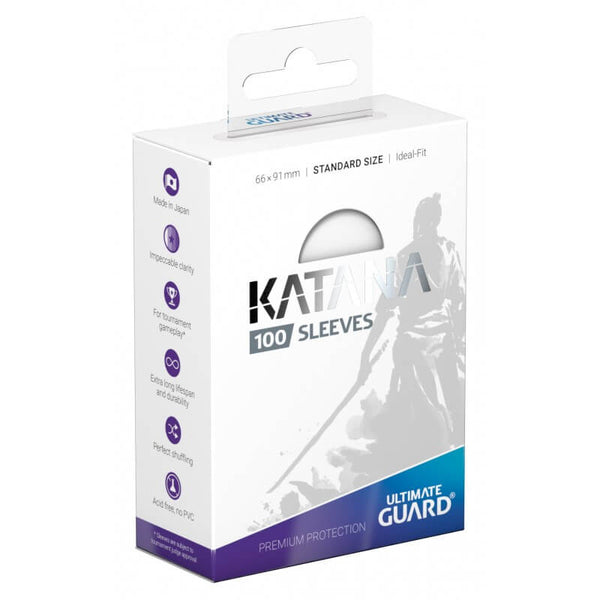 Katana Sleeves Standard (Clear) | Ultimate Guard