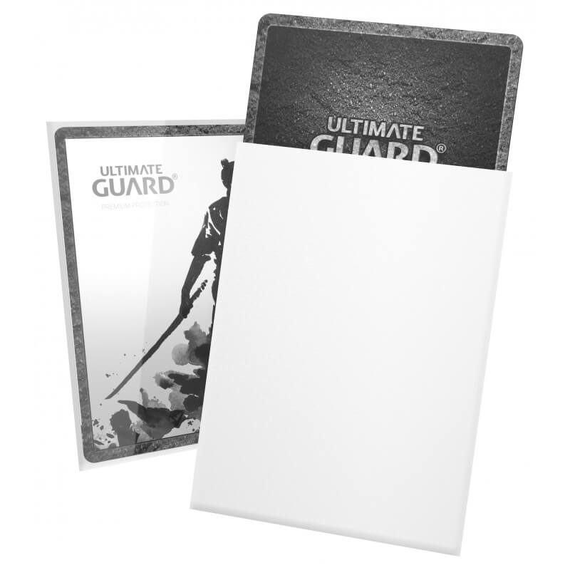 Katana Sleeves Standard (White) | Ultimate Guard