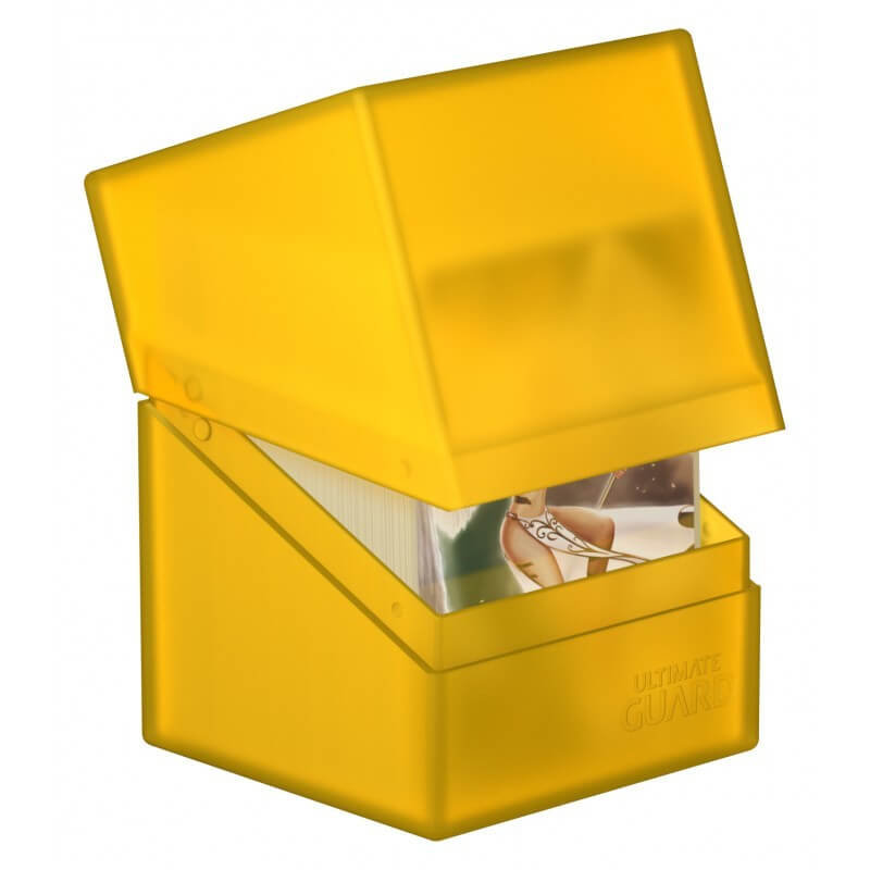 Boulder 100+ Deck Case (Amber) | Ultimate Guard