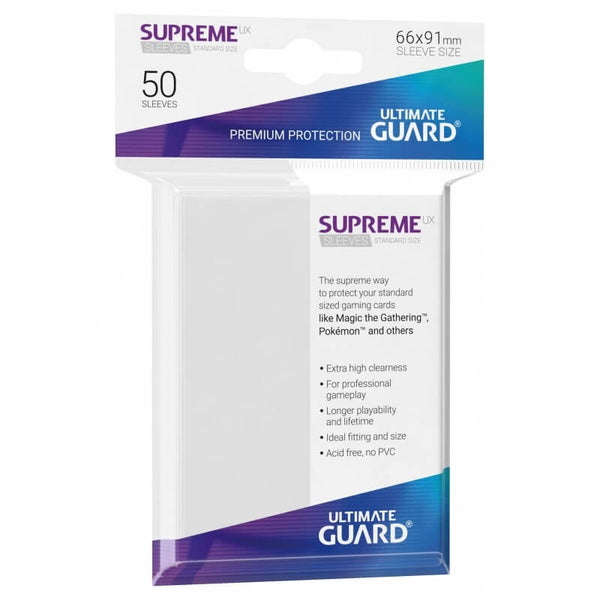 Supreme UX Sleeves Standard (White) | Ultimate Guard