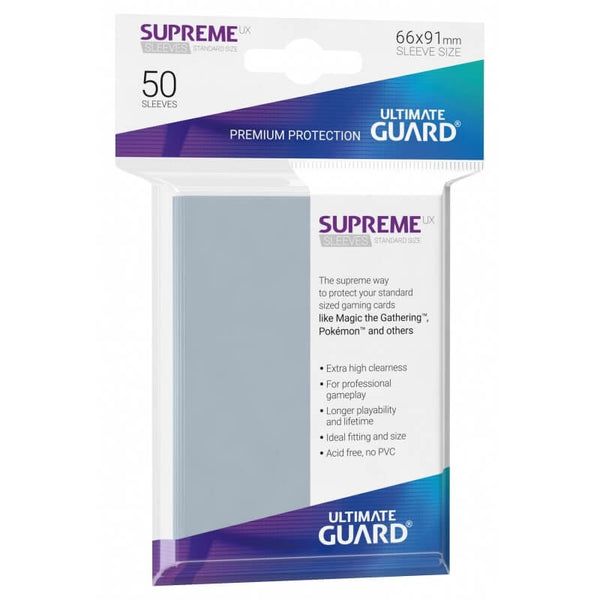 Supreme UX Sleeves Standard (Clear) | Ultimate Guard