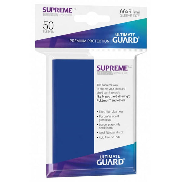 Supreme UX Sleeves Standard (Blue) | Ultimate Guard
