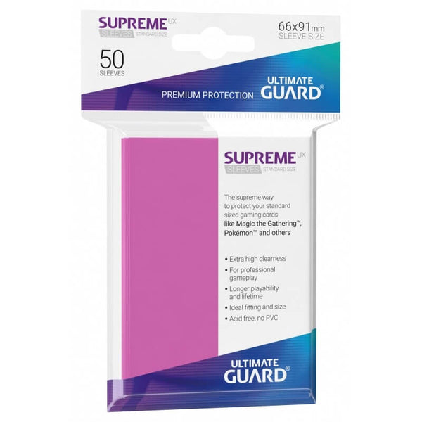 Supreme UX Sleeves Standard (Pink) | Ultimate Guard