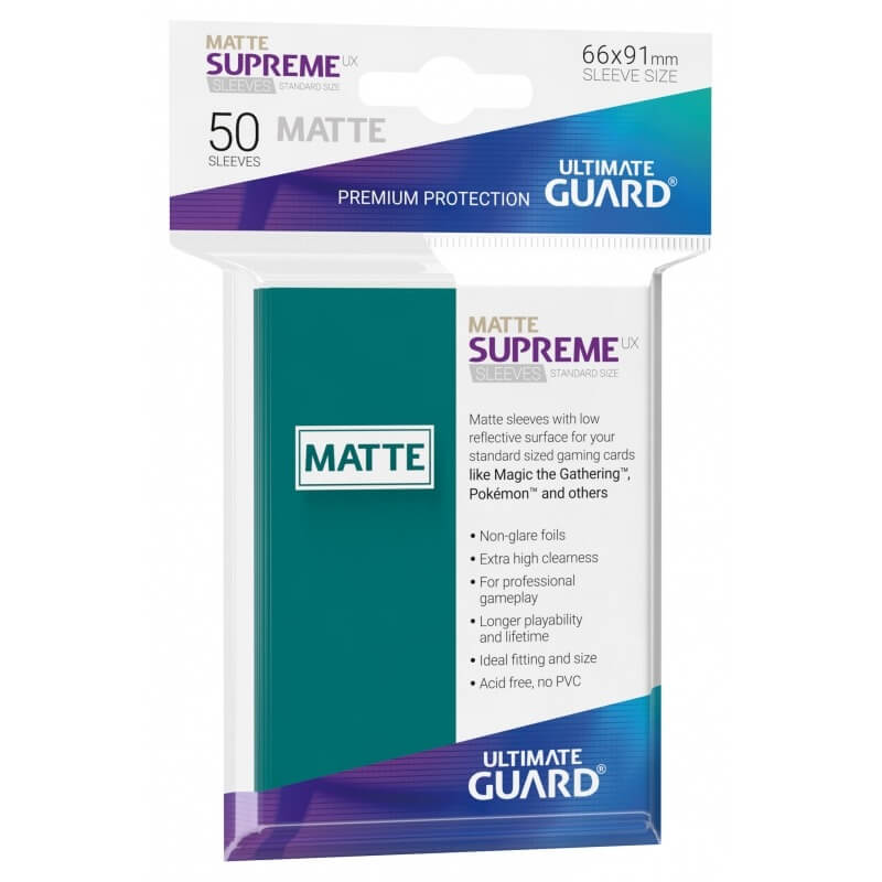 Supreme UX Sleeves Matte Standard (Petrol) | Ultimate Guard