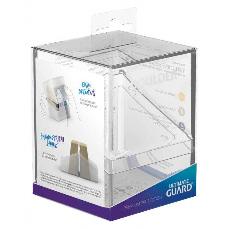 Boulder 100+ Deck Case (Clear) | Ultimate Guard