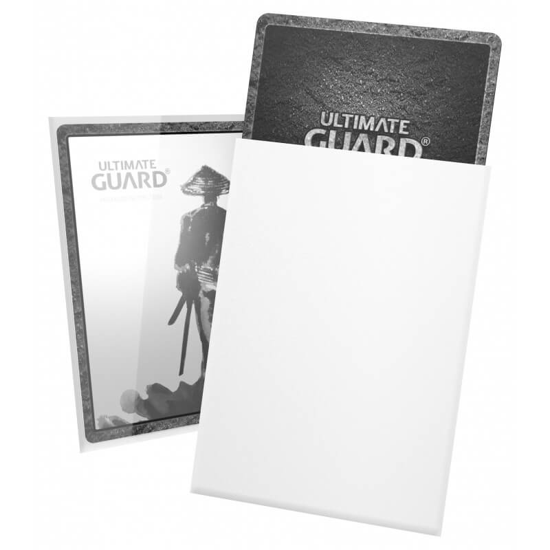 Katana Sleeves Japanese (White) | Ultimate Guard