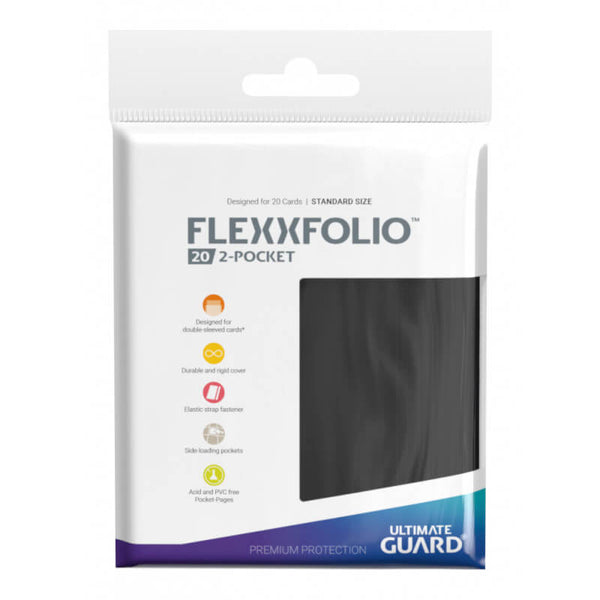Flexxfolio 20: 2-Pocket (Black) | Ultimate Guard