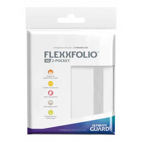 Flexxfolio 20: 2-Pocket (White) | Ultimate Guard
