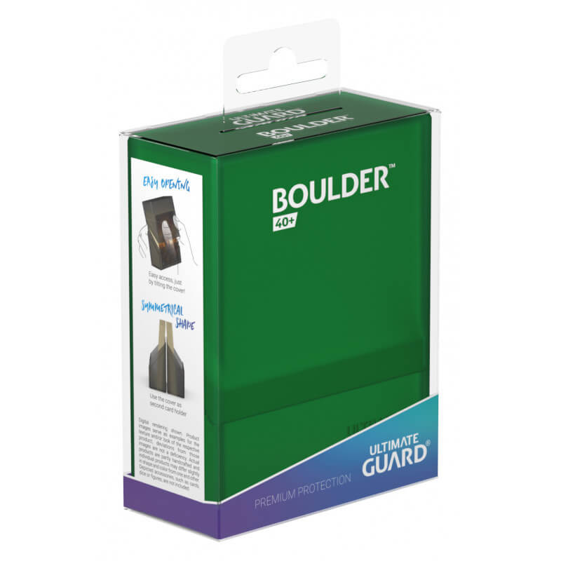 Boulder 40+ Deck Case (Emerald) | Ultimate Guard