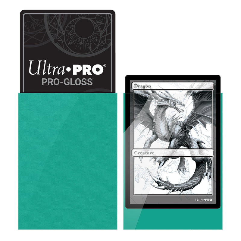 PRO-Gloss Standard Deck Protector 50 (Aqua) | Ultra Pro