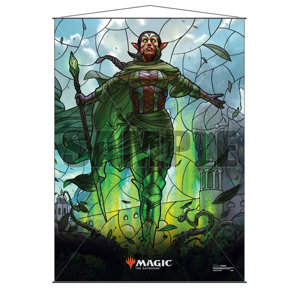 Nissa: Stained Glass Planeswalkers | Wall Scroll