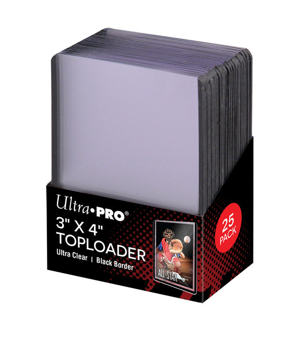 3x4 Black Border Toploader | Ultra Pro