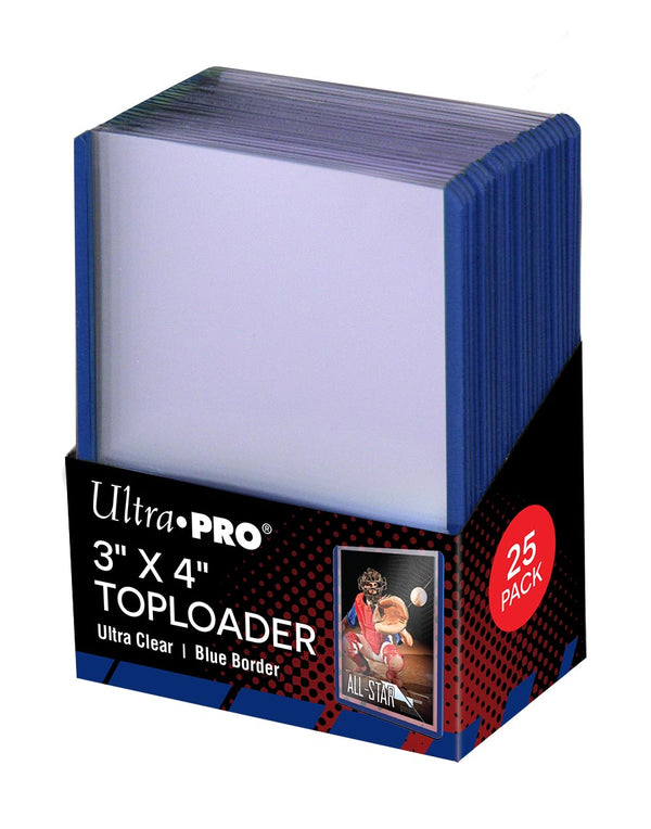 3x4 Blue Border Toploader | Ultra Pro