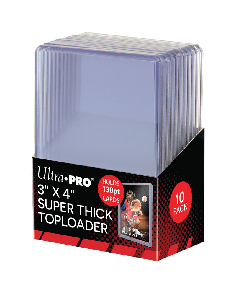 3x4 Super Thick 130PT Toploader | Ultra Pro