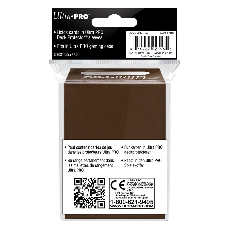 PRO 80+ Deck Box (Brown) | Ultra Pro