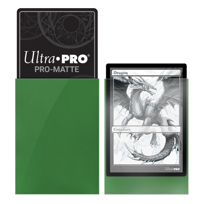 PRO-Matte Standard Deck Protector 50 (Green) | Ultra Pro