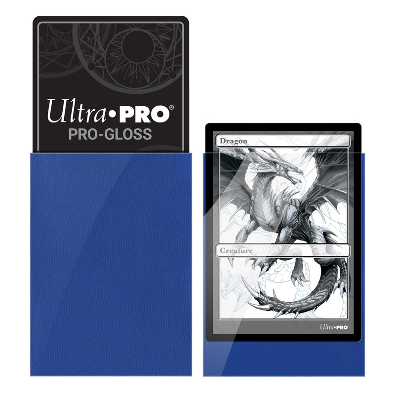 PRO-Gloss Standard Deck Protector 50 (Blue) | Ultra Pro