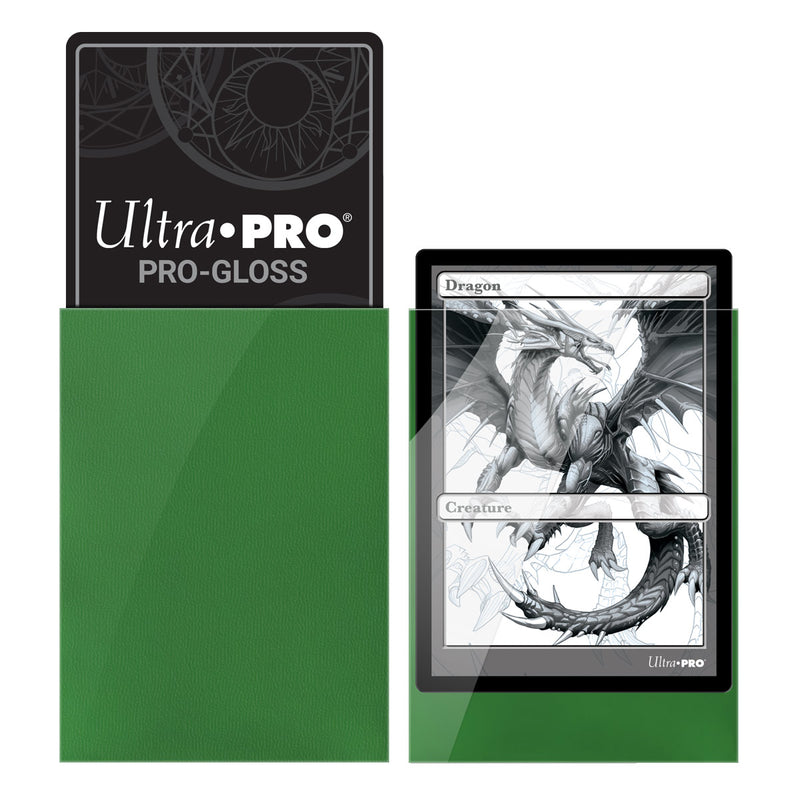 PRO-Gloss Standard Deck Protector 50 (Green) | Ultra Pro