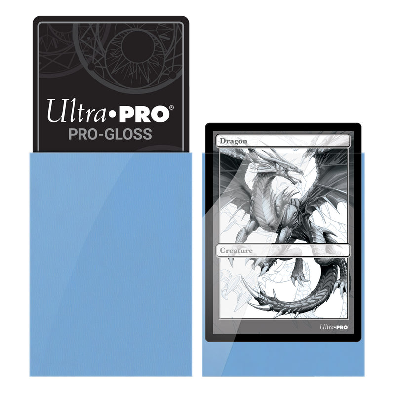 PRO-Gloss Standard Deck Protector 50 (Light Blue) | Ultra Pro