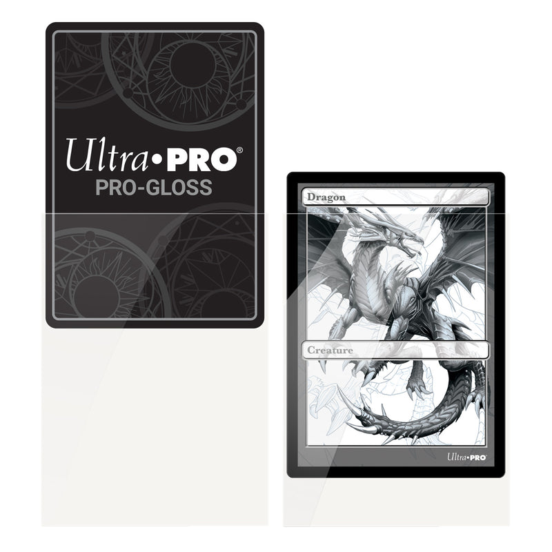 PRO-Gloss Standard Deck Protector 100 (Clear) | Ultra Pro