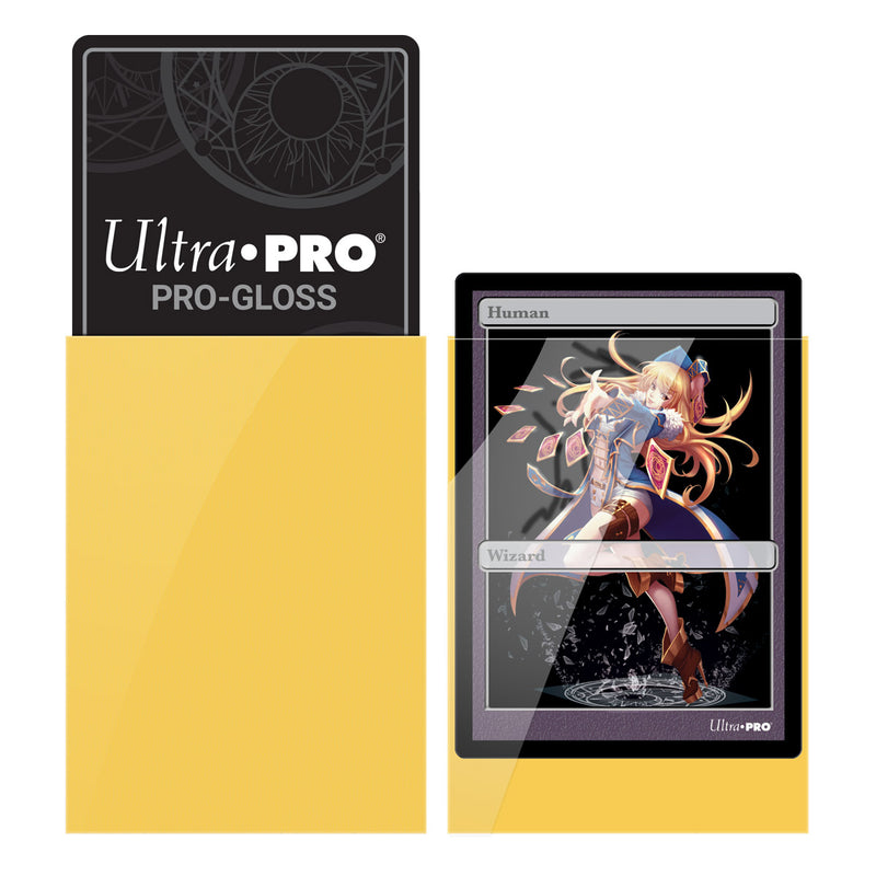 PRO-Gloss Small Deck Protector 60 (Yellow) | Ultra Pro