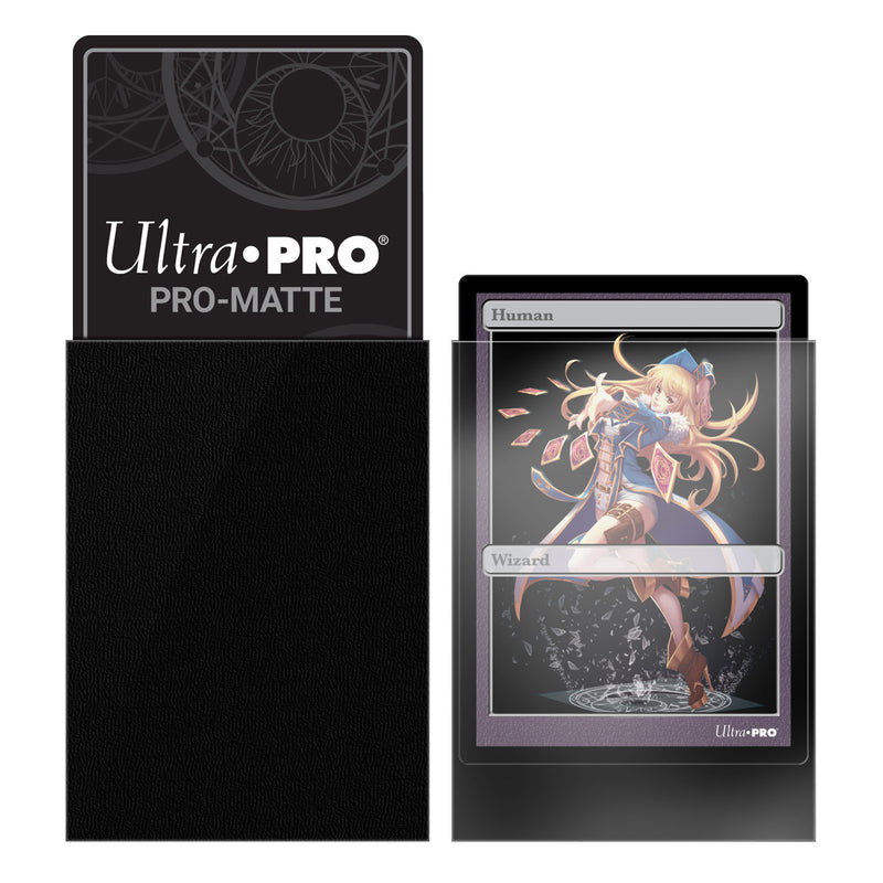 PRO-Matte Small Deck Protector 60 (Black) | Ultra Pro