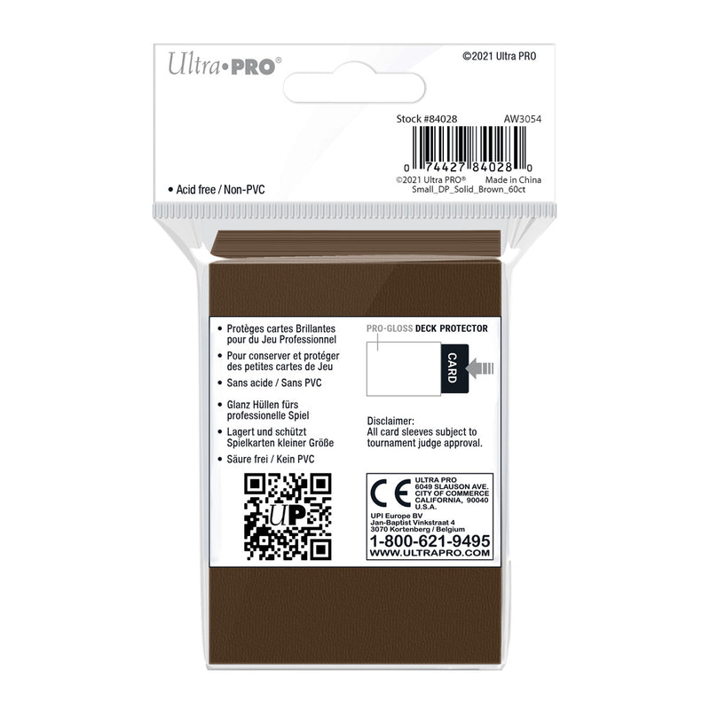 PRO-Gloss Small Deck Protector 60 (Brown) | Ultra Pro