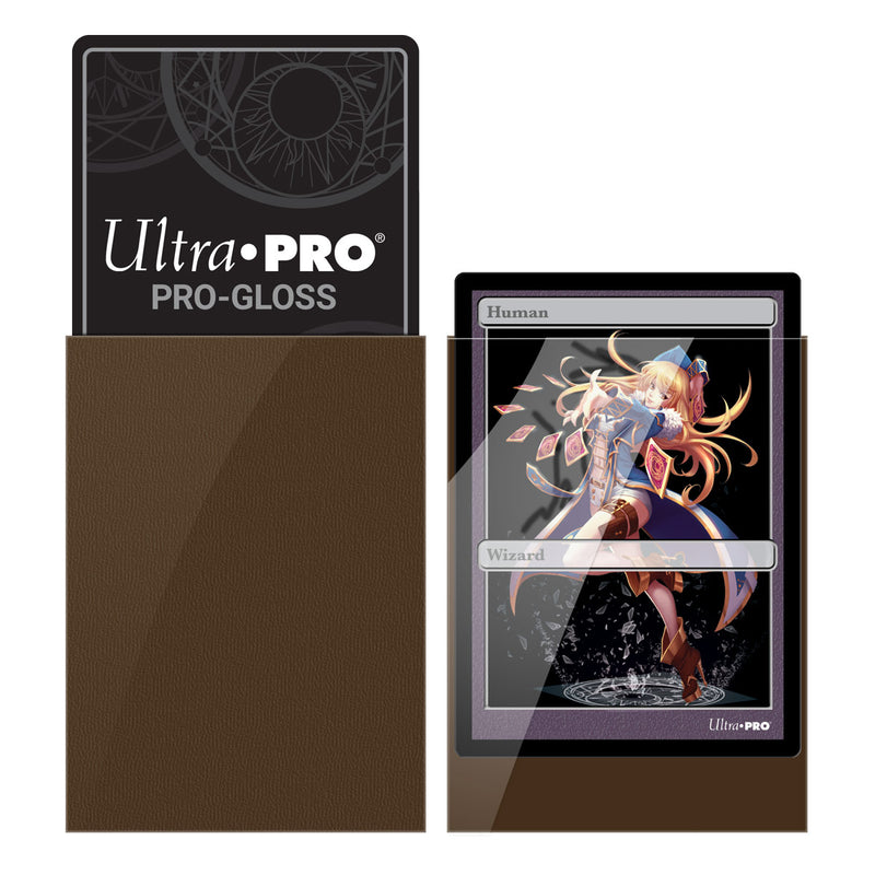 PRO-Gloss Small Deck Protector 60 (Brown) | Ultra Pro