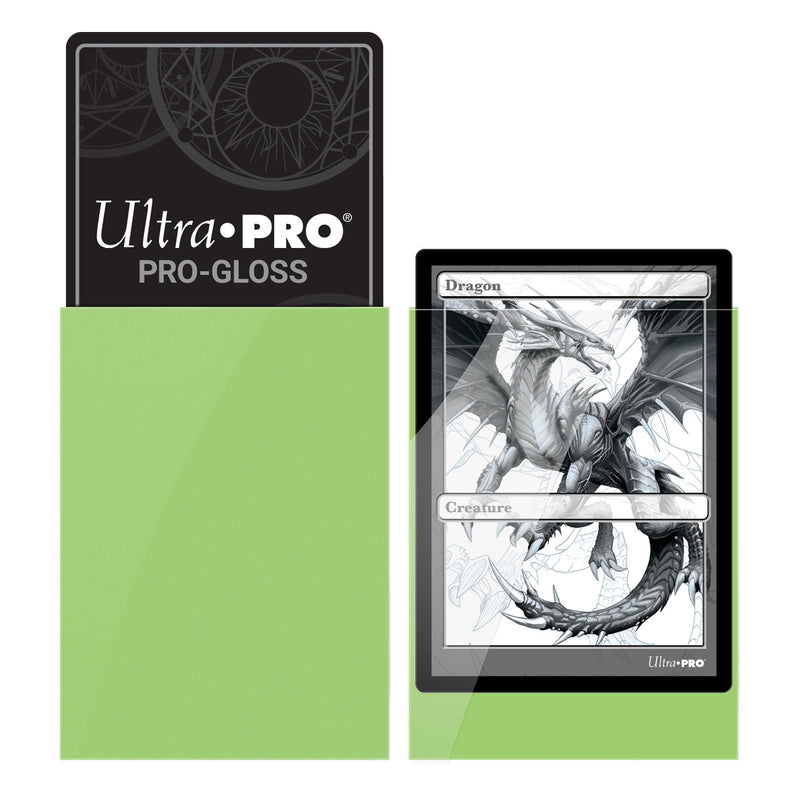 PRO-Gloss Standard Deck Protector 50 (Lime Green) | Ultra Pro