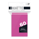 PRO-Matte Small Deck Protector 60 (Bright Pink) | Ultra Pro