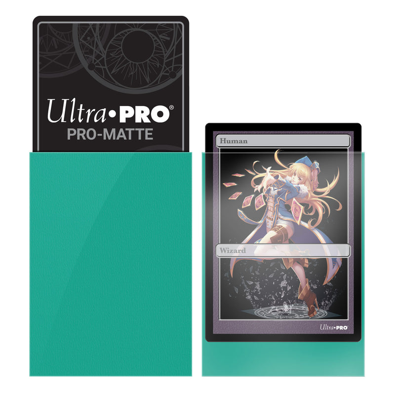 PRO-Matte Small Deck Protector 60 (Aqua) | Ultra Pro