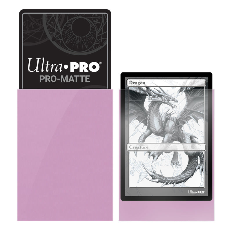 PRO-Matte Standard Deck Protector 50 (Pink) | Ultra Pro