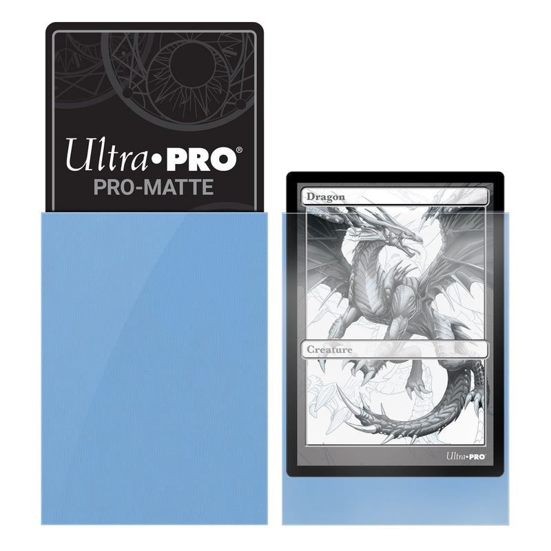 PRO-Matte Standard Deck Protector 50 (Light Blue) | Ultra Pro