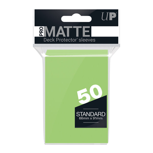 PRO-Matte Standard Deck Protector 50 (Lime Green) | Ultra Pro