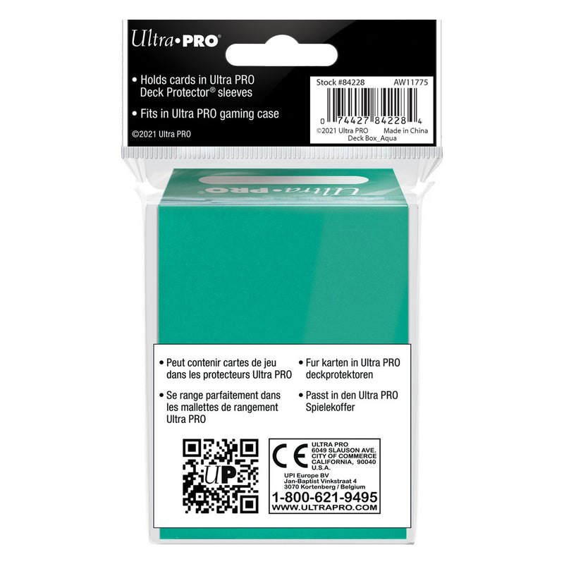 PRO 80+ Deck Box (Aqua) | Ultra Pro